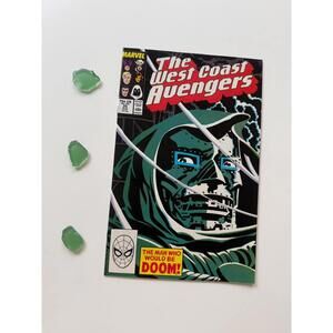 Avengers West Coast #35 | Doctor Doom | Scarlet Witch - Comic book 1988